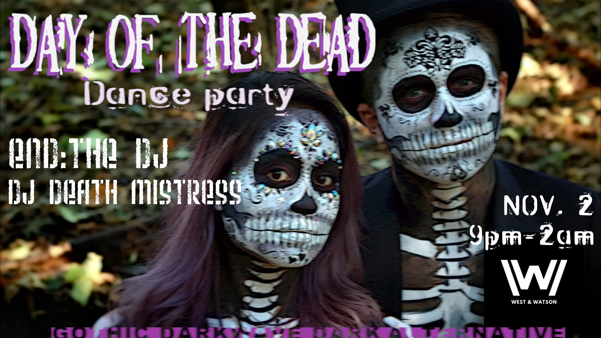 Day of the Dead Wicked Thursday flyer