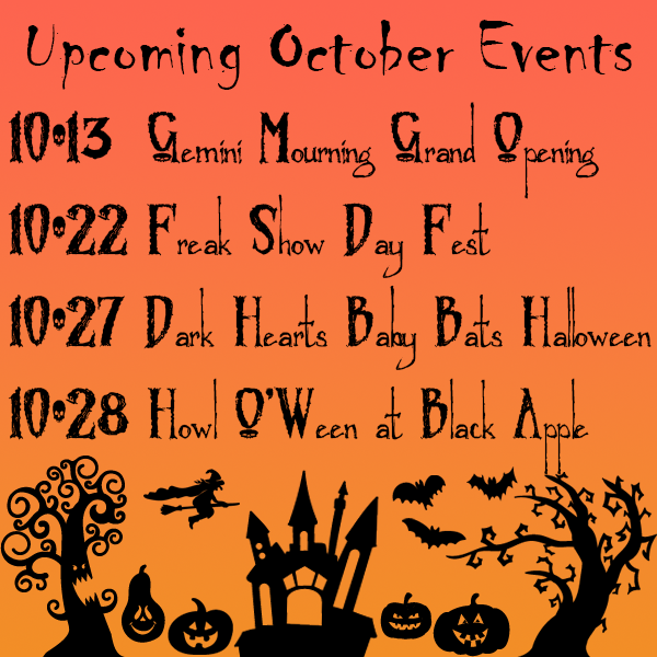October 2023 events
