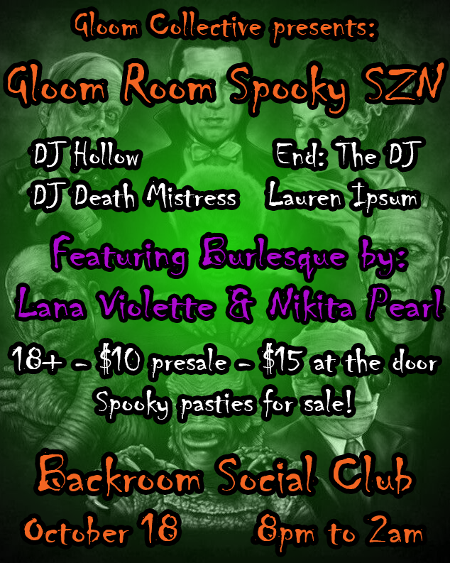 october 2025 gloom room