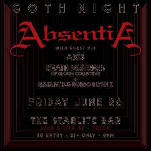 goth night at starlite absentia