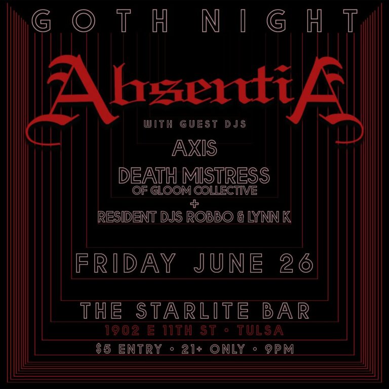 goth night at starlite absentia