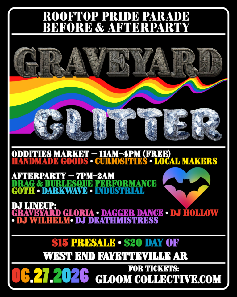 graveyard glitter flyer